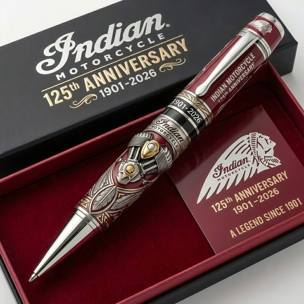 Indian Motorcycle 125th Anniversary Pen