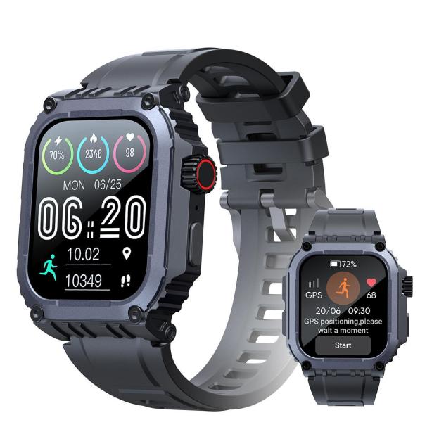 Sport Smart Watch with GPS Tracker Bluetooth Call 24h Heart Rate/Sleep Monitor