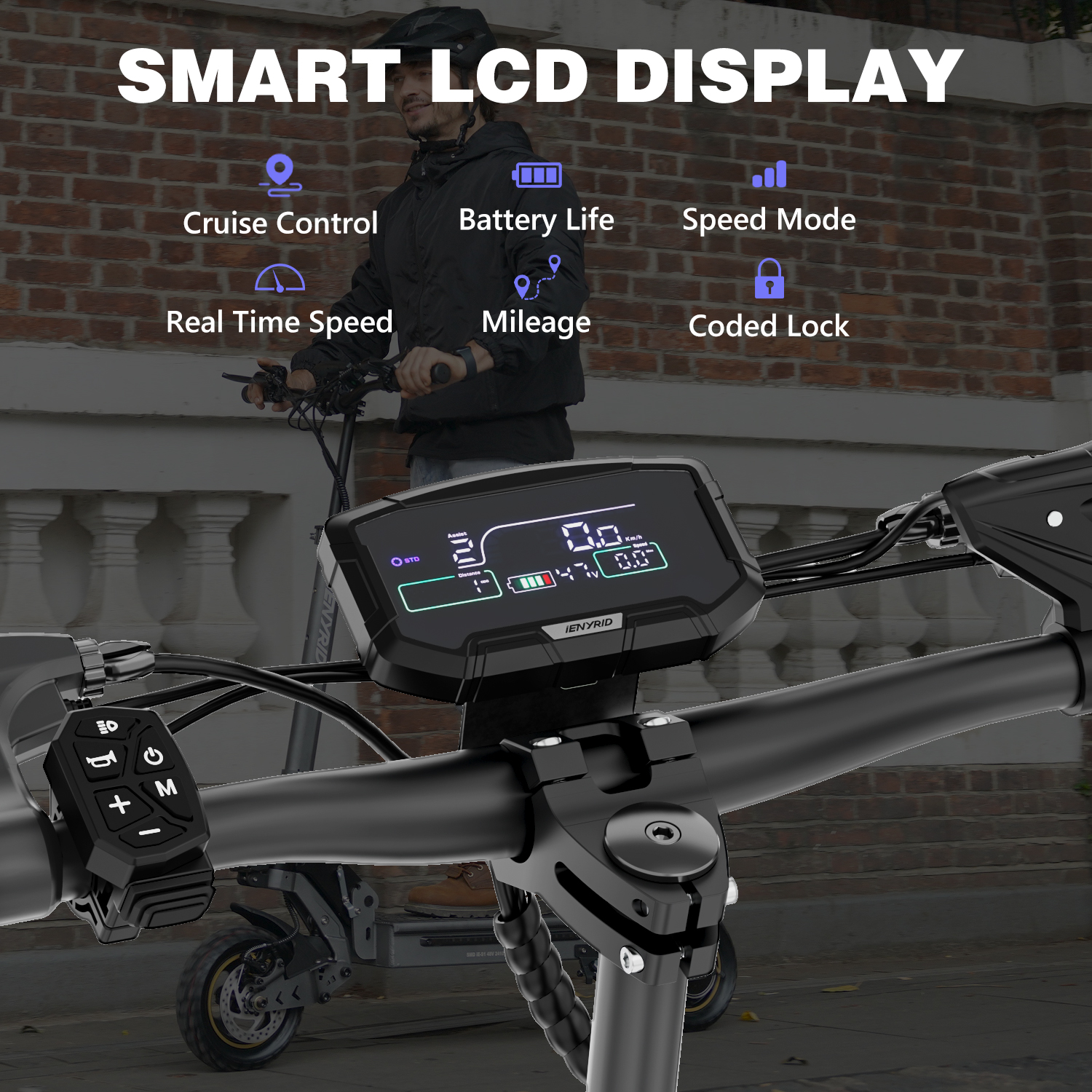 iENYRID S1 1000W Commuter Electric Scooter