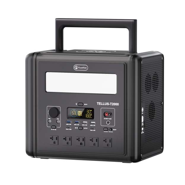 Flashfish T2000 Portable Power Station |【LFP】2000W+1536Wh