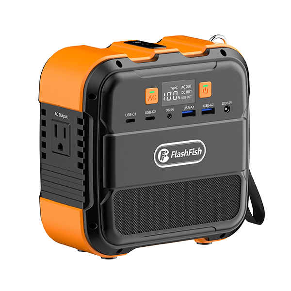 FlashFish A101 Mini Portable Power Station | 120W+98Wh Flight Approved