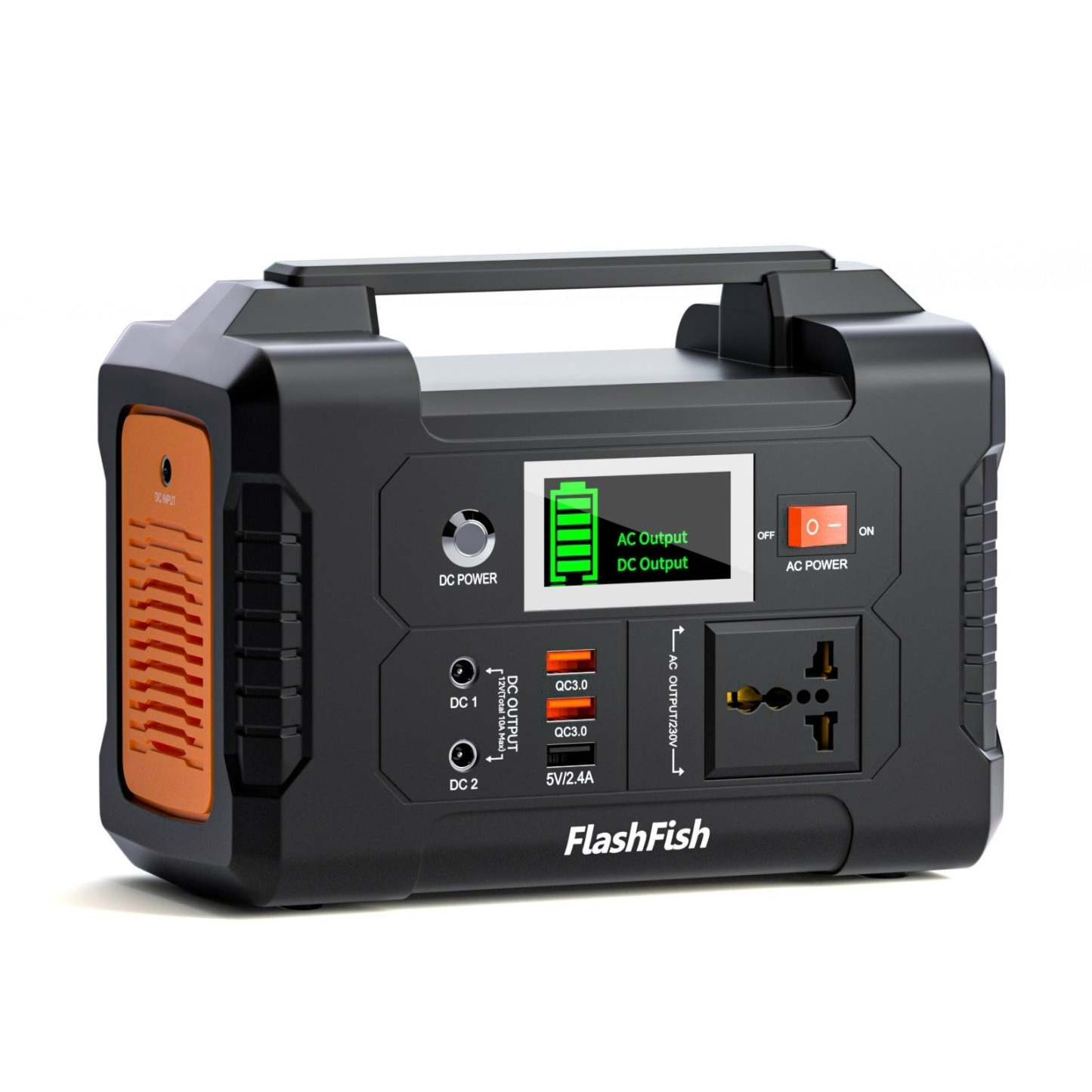 FlashFish E200 Portable Power Station | 200W+151Wh Compact Generator