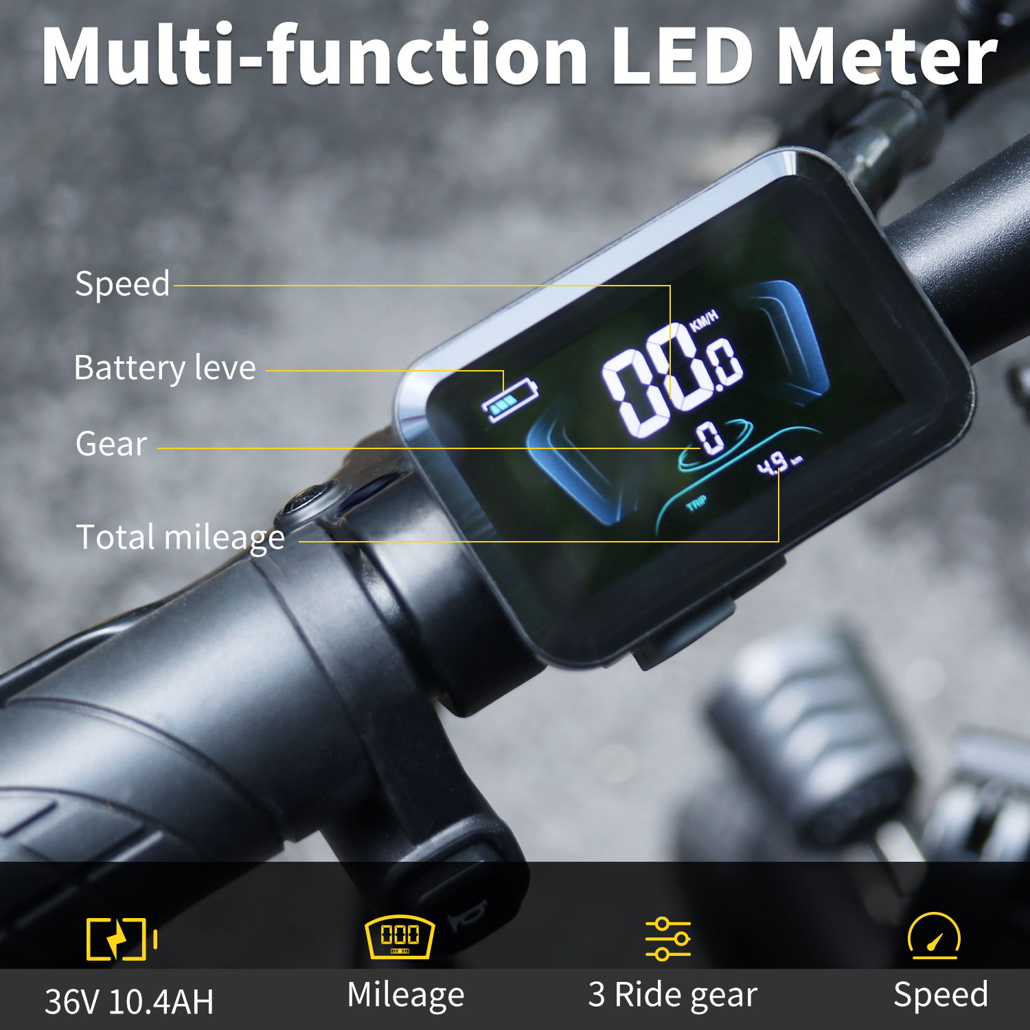 Hidoes C5 W350 36V 10.4AH