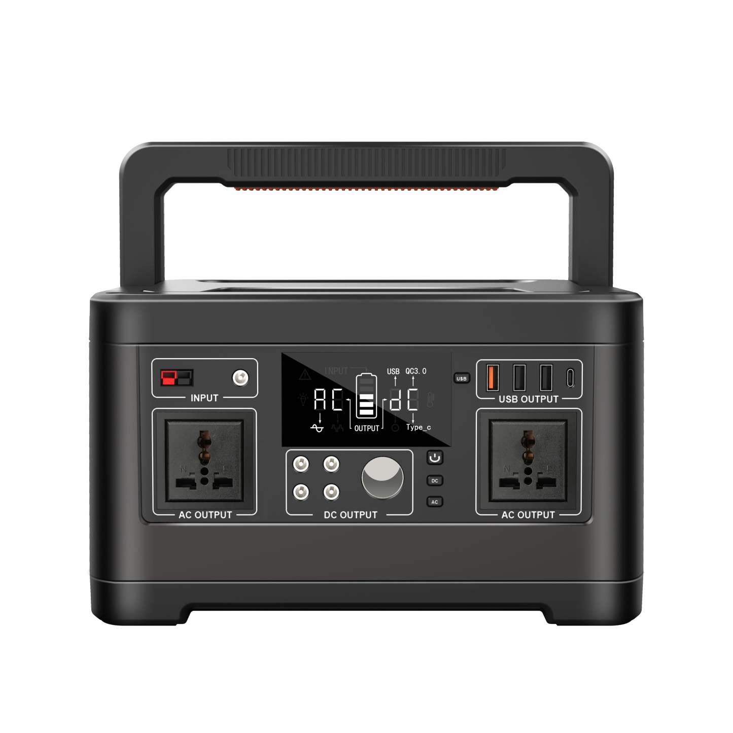 FlashFish P63 Portable Power Station | 500W+520Wh High-Capacity Backup