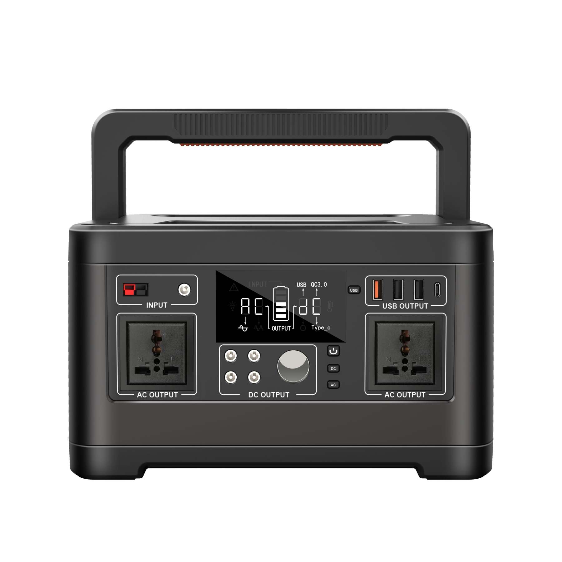 FlashFish P63 Portable Power Station | 500W+520Wh High-Capacity Backup