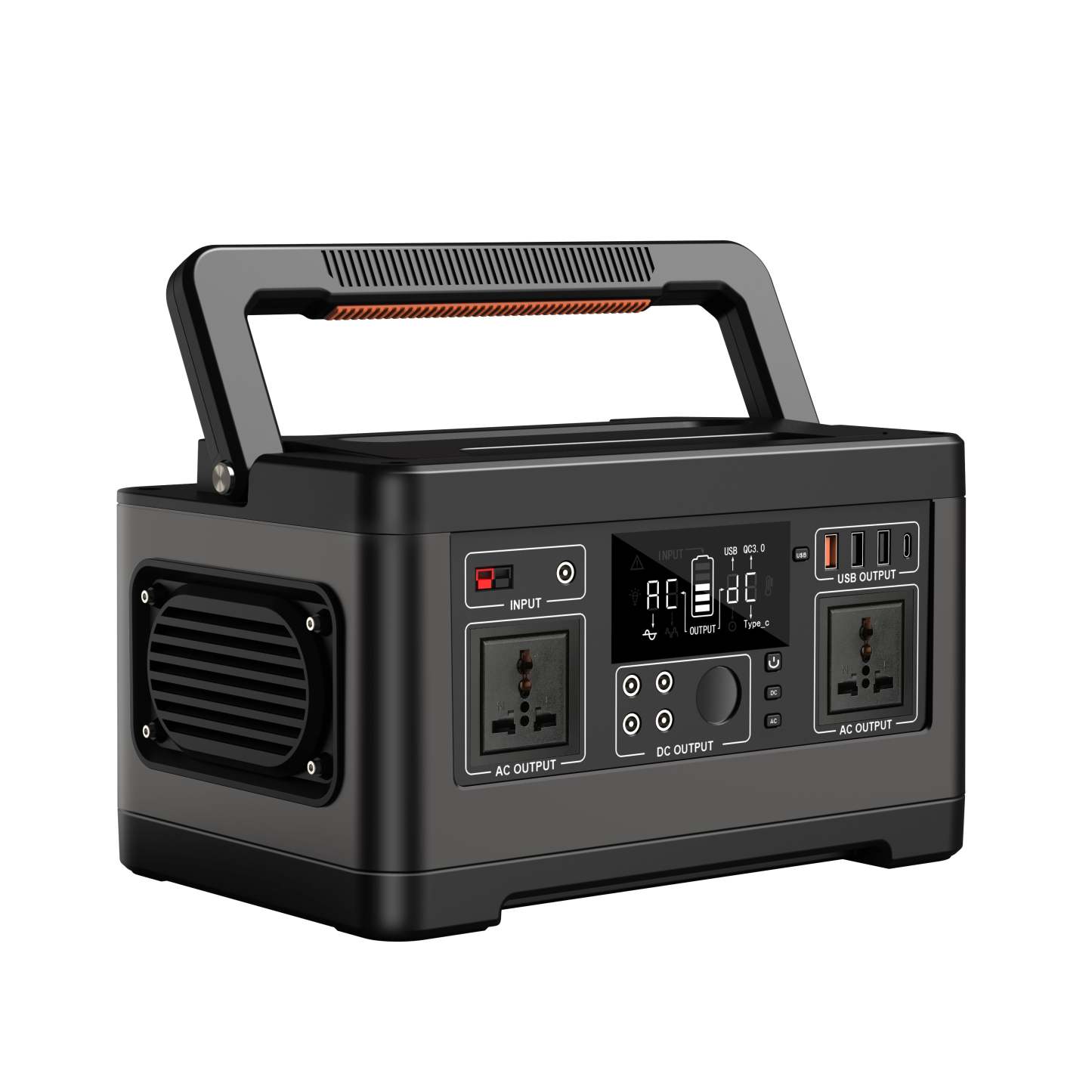 FlashFish P63 Portable Power Station | 500W+520Wh High-Capacity Backup