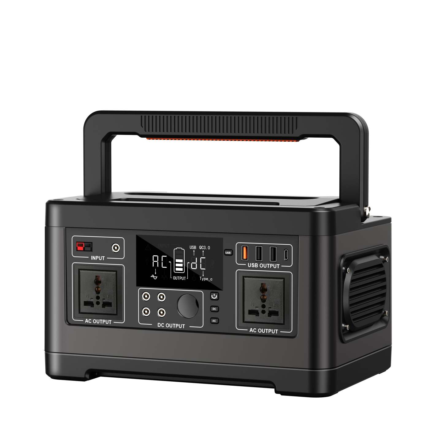 FlashFish P63 Portable Power Station | 500W+520Wh High-Capacity Backup
