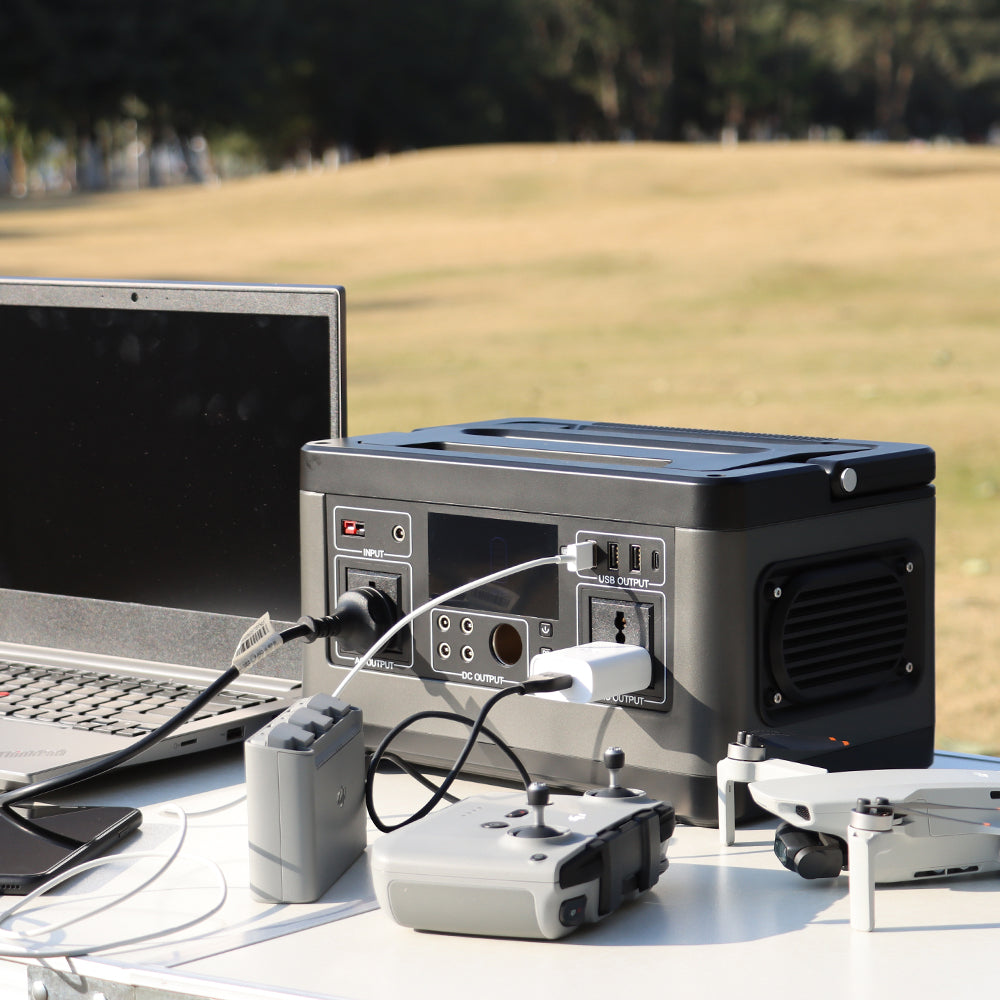 FlashFish P63 Portable Power Station | 500W+520Wh High-Capacity Backup