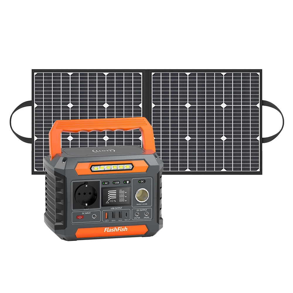 FlashFish P66A Portable Power Station | 260W+288Wh UPS & Wireless