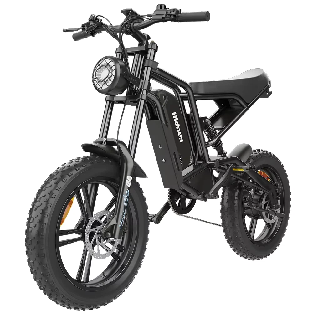 Hidoes B6 20*4.0" Electric Bike 48V 15.6AH Fat Tyre E-Mountain Bike 25KM/H
