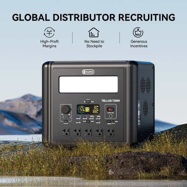 Flashfish T2000 Portable Power Station |【LFP】2000W+1536Wh