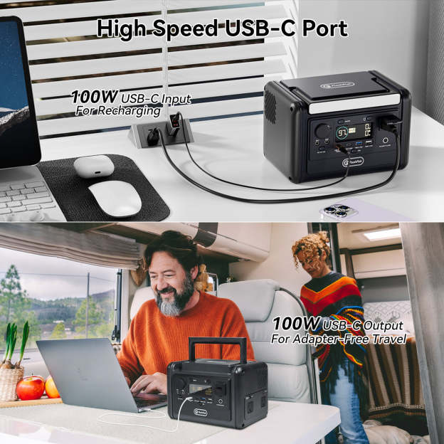 FlashFish T300PRO Portable Power Station |【LFP】300W+230Wh