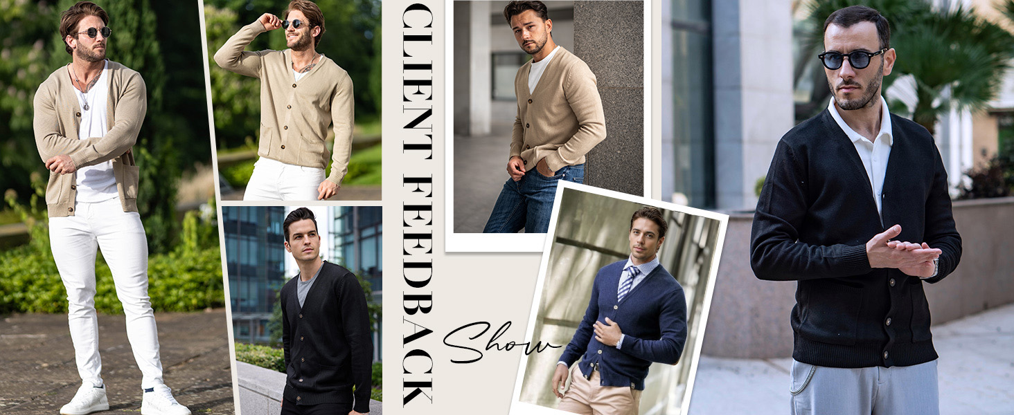mens cardigan sweater