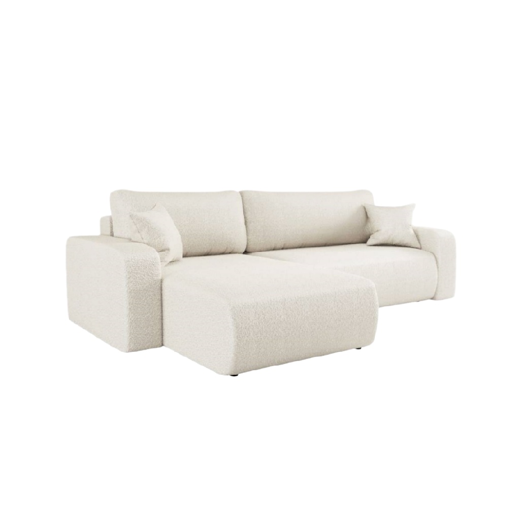 Canapé d'angle en tissu à usage domestique - 230 x 160 x 85-boistexture.com