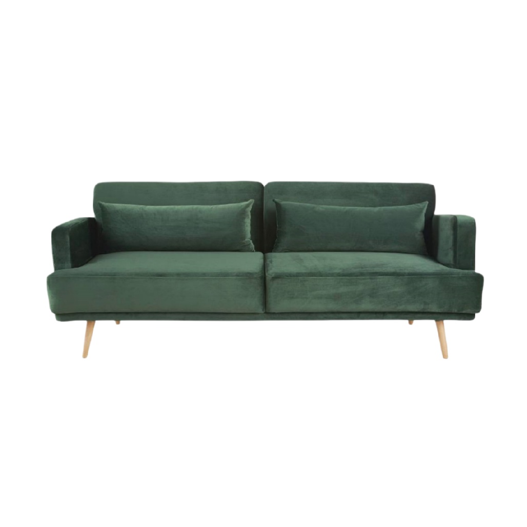 Canapé moderne pour salon en tissu velours - 200 x 85 x 85-boistexture.com