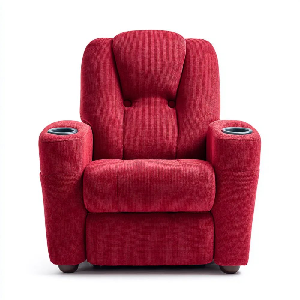 Relaxsessel Stoff 95x100x110 cm - Rot - Modernes Design