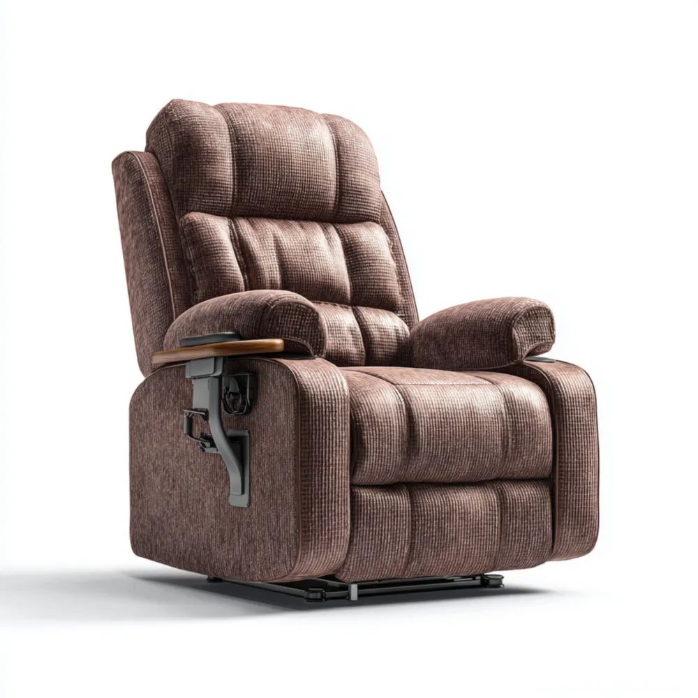 Relaxsessel Stoff 90x100x110 cm - Braun - Verstellbar