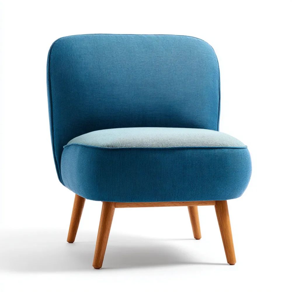 Relaxstuhl Stoff 70x70x80 cm - Blau - Modernes Design