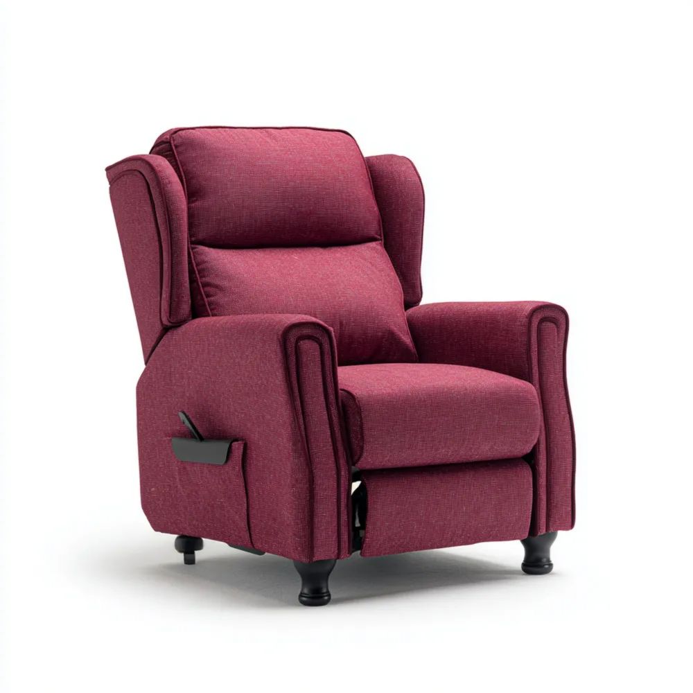 Relaxsessel Stoff 90x80x100 cm - Rot - Modernes Design