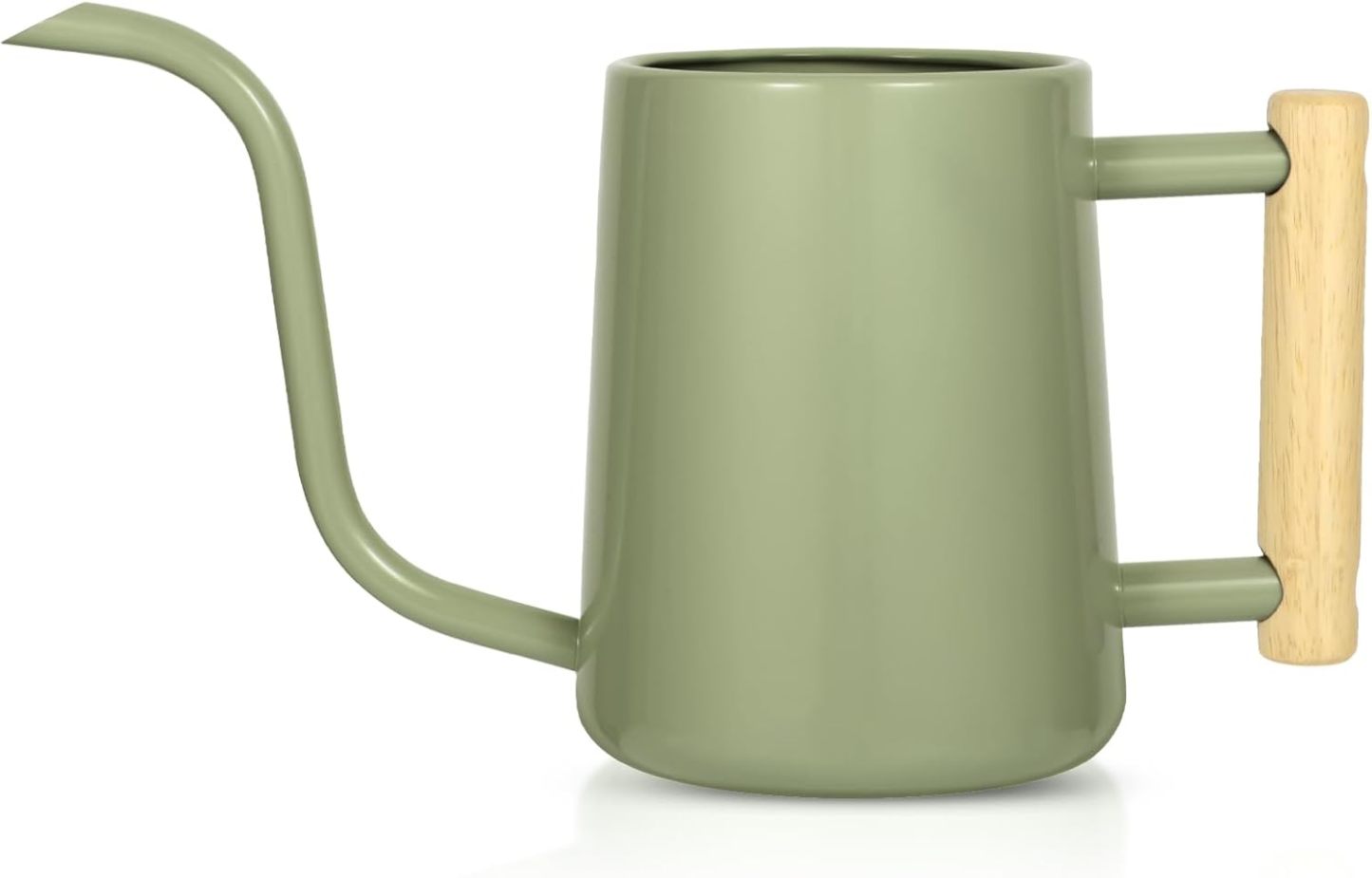 35oz/1000ml Stainless Steel Watering Can, Long Spout Metal Water Pot for Indoor House Plants Bonsai Outdoor Garden Decor