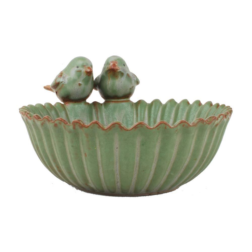 6 Inch Bird Design Flower Planter, Cute Succulent Pot for Indoor & Outdoor Garden Decor