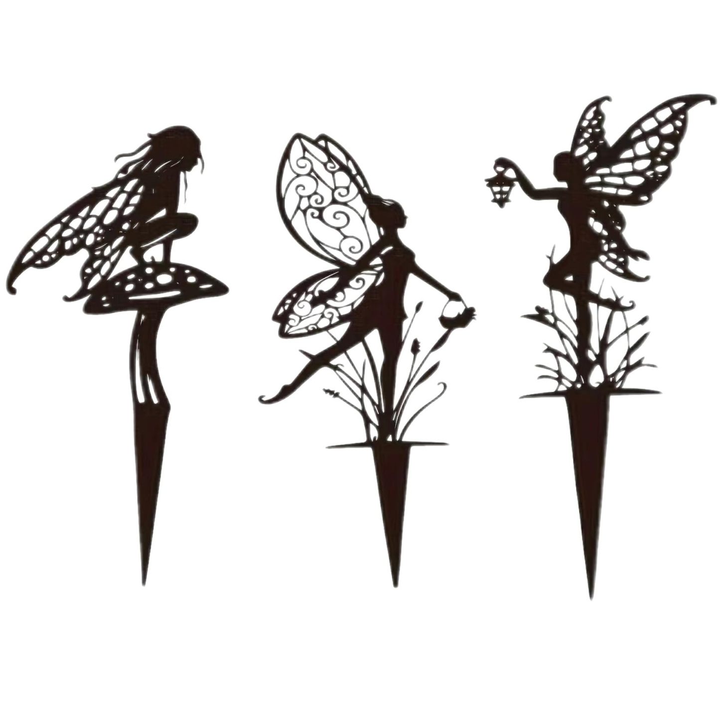 Decorative Garden Stakes, Cute Fairy Statues for Outdoor & Home Decor