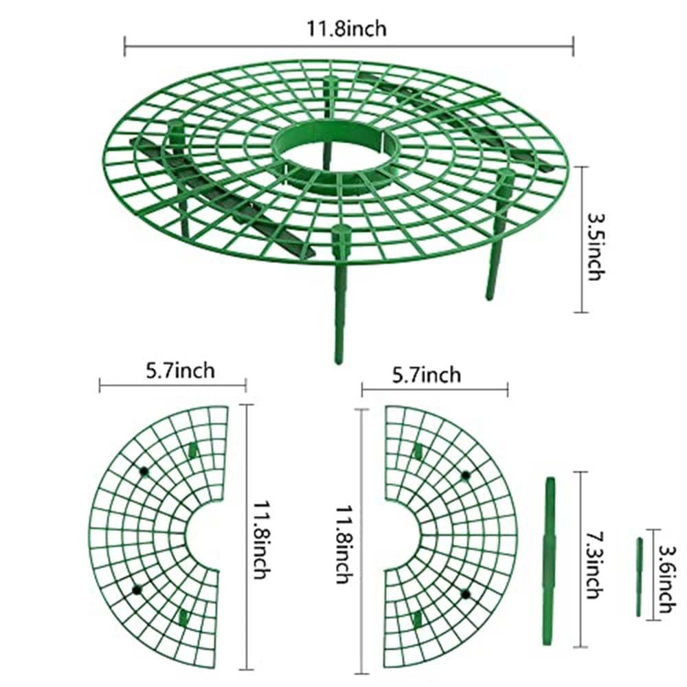 5 Pack Strawberry Plant Support Frames, Strawberry Growing Racks with 4 Sturdy Legs, Keep Strawberries Clean & Prevent Rot