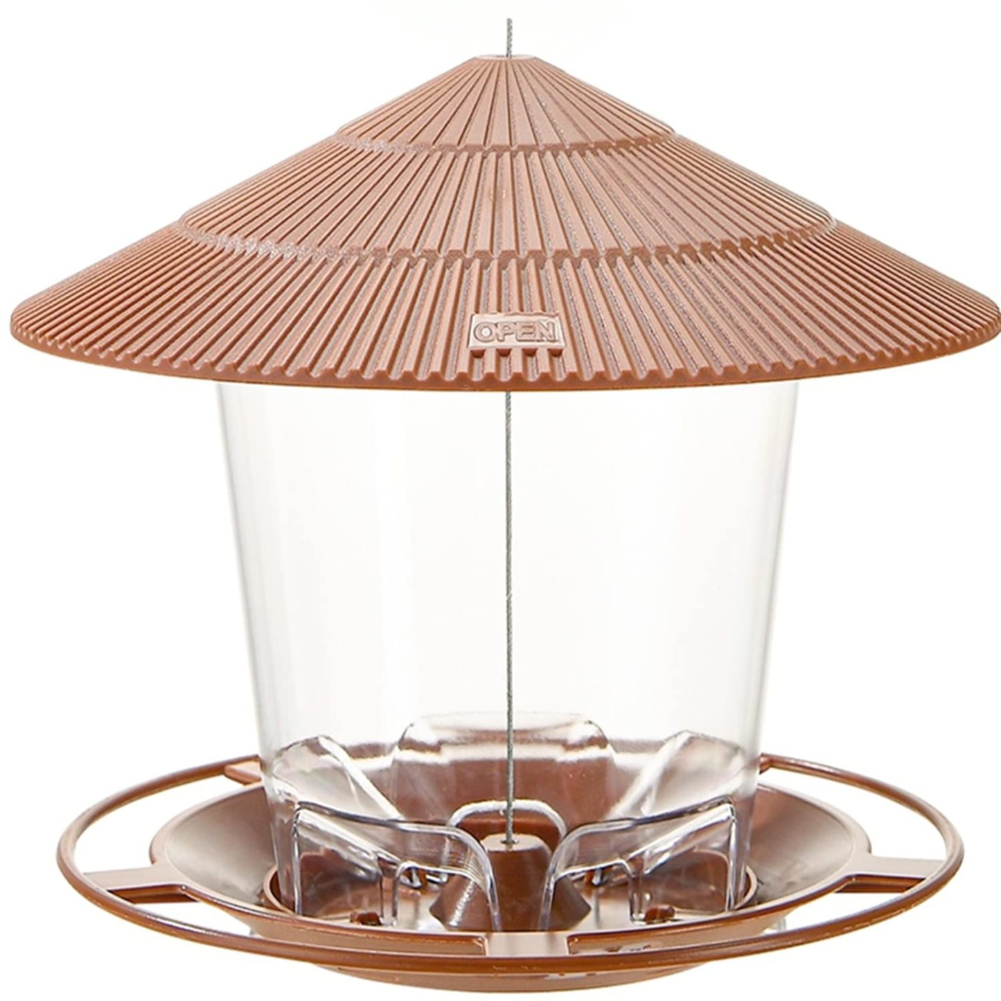 Outdoor Hanging Bird Feeder, Wild Bird Seed Feeder for Garden Yard