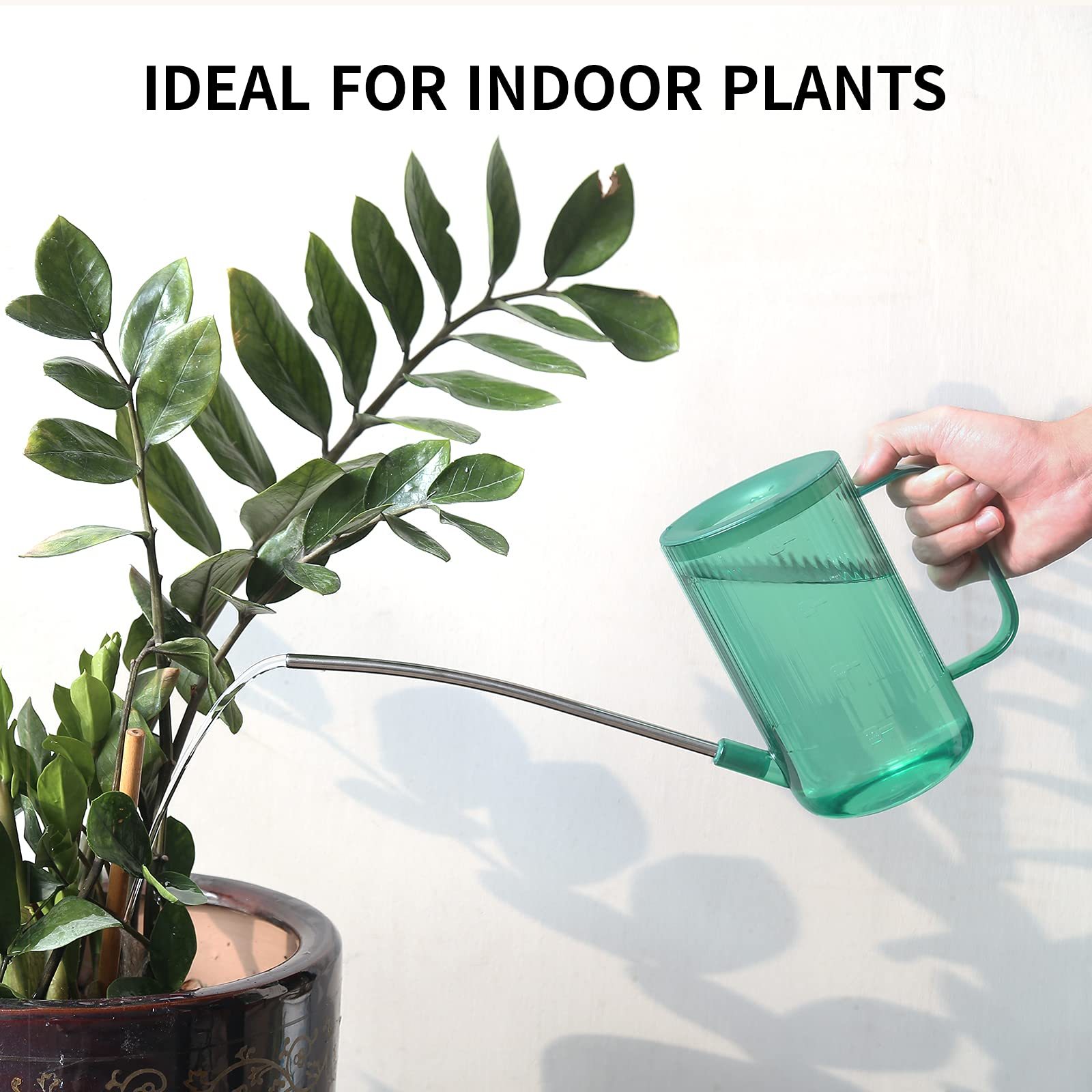 34oz Small Long Spout Watering Can, Indoor Plant Watering Set with Spray Bottle & Squeeze Bottle for House Plants and Potted Flowers