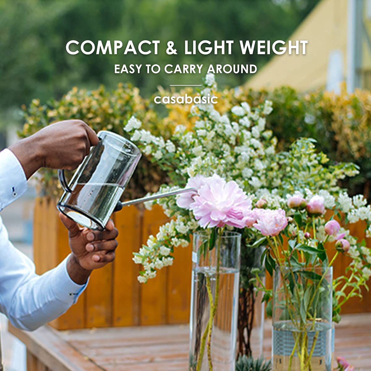 1L Long Spout Watering Can, Small Indoor Plant Watering Can with Bonus Plant Mister Spray Bottle for Succulents Flowers House Plants