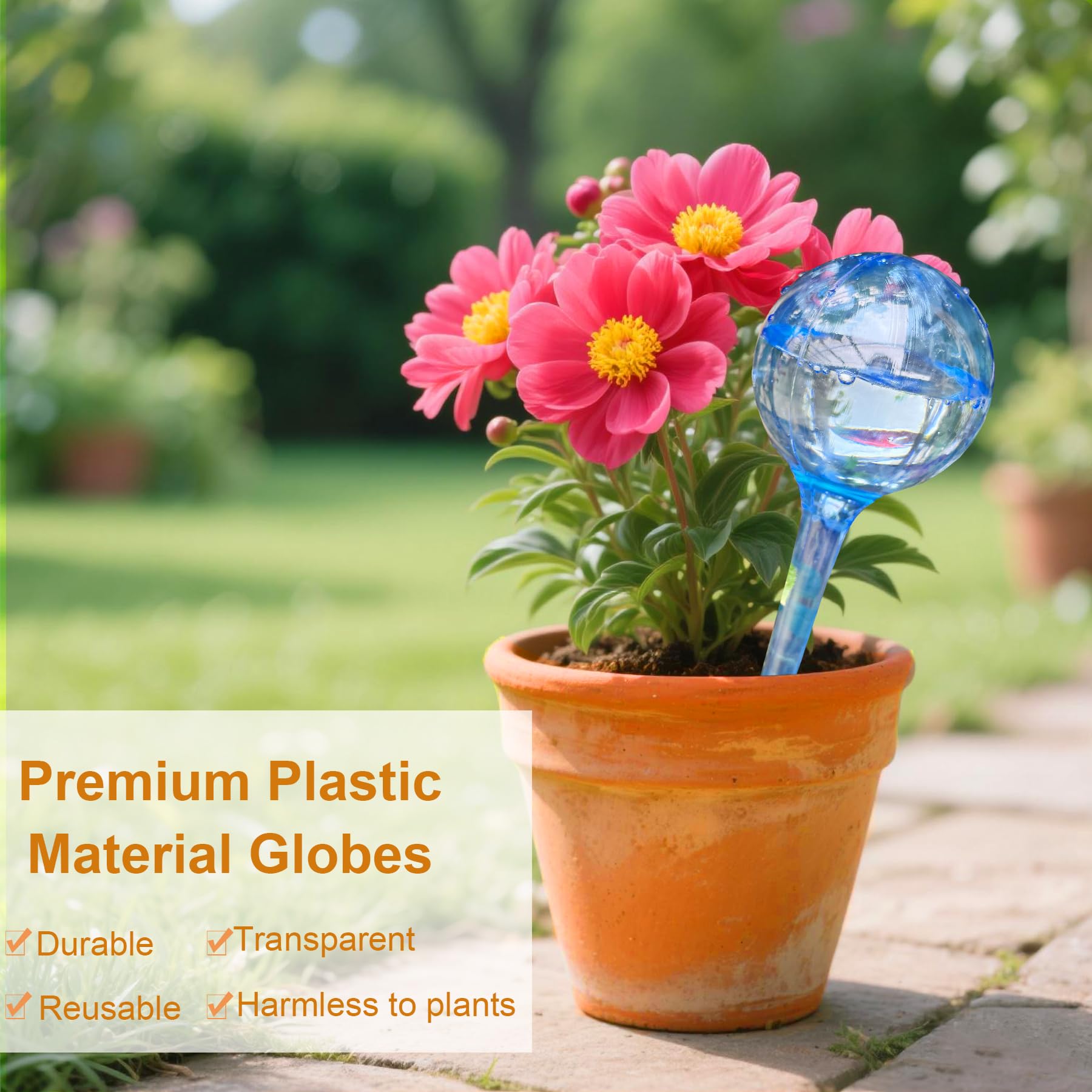10pcs Self Watering Globes for Plants, Automatic Watering Bulbs for Indoor & Outdoor Potted Plants, Ideal for Vacation Plant Care & Water Conservation
