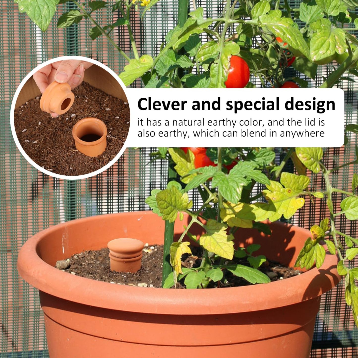 Ollas 8pcs 3.1 * 6inch Terracotta Plant Watering Globes Self Watering Planter Insert Olla Terra Cotta Clay Irrigation Globes