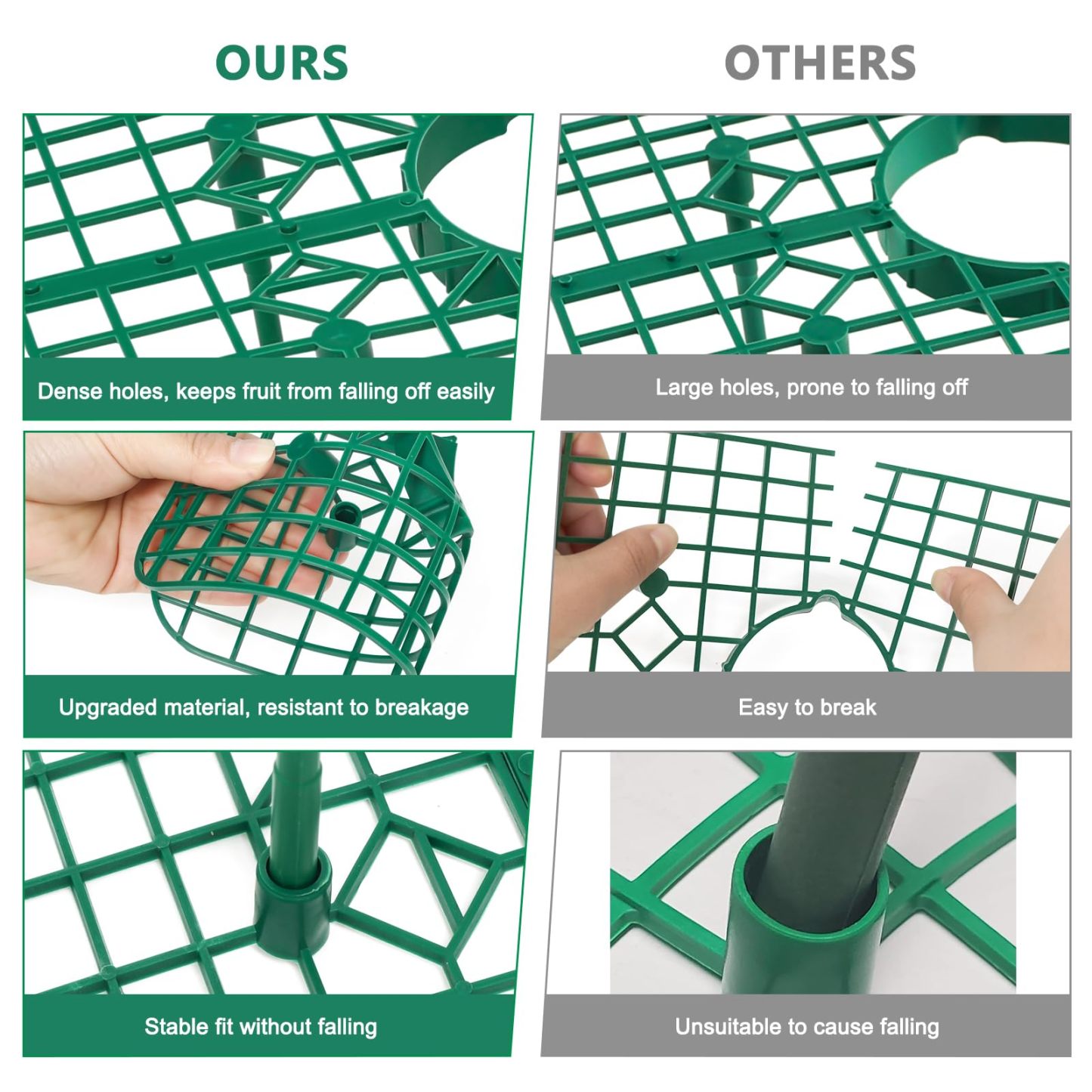 10 Pack Strawberry Plant Support Frames, Strawberry Growing Racks to Keep Berries Clean, Reusable Strawberry Planting Stands for Garden
