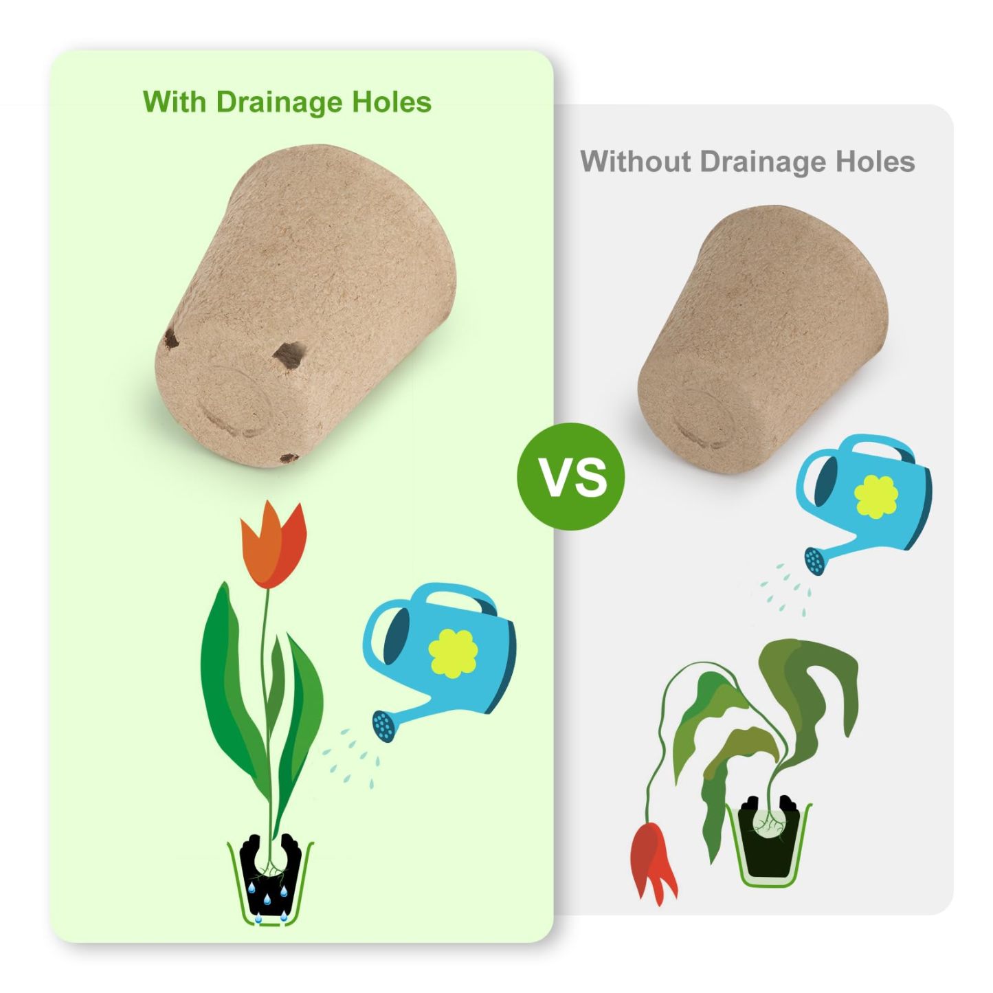 Round Nursery Seedling Pots