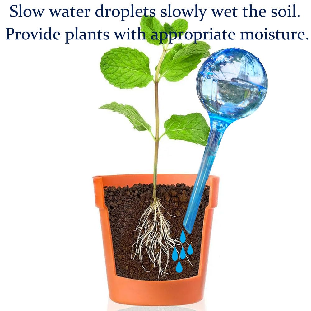 10pcs Self Watering Globes for Plants, Automatic Watering Bulbs for Indoor & Outdoor Potted Plants, Ideal for Vacation Plant Care & Water Conservation