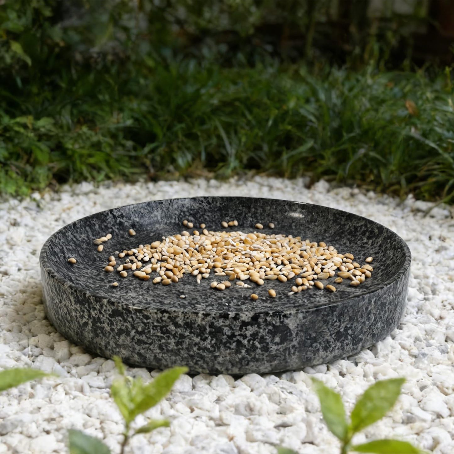 10 Inch Heavy Duty Bird Bath Bowl Only, Weather Resistant Easy to Clean, Tabletop & Ground Outdoor Garden Patio Decor