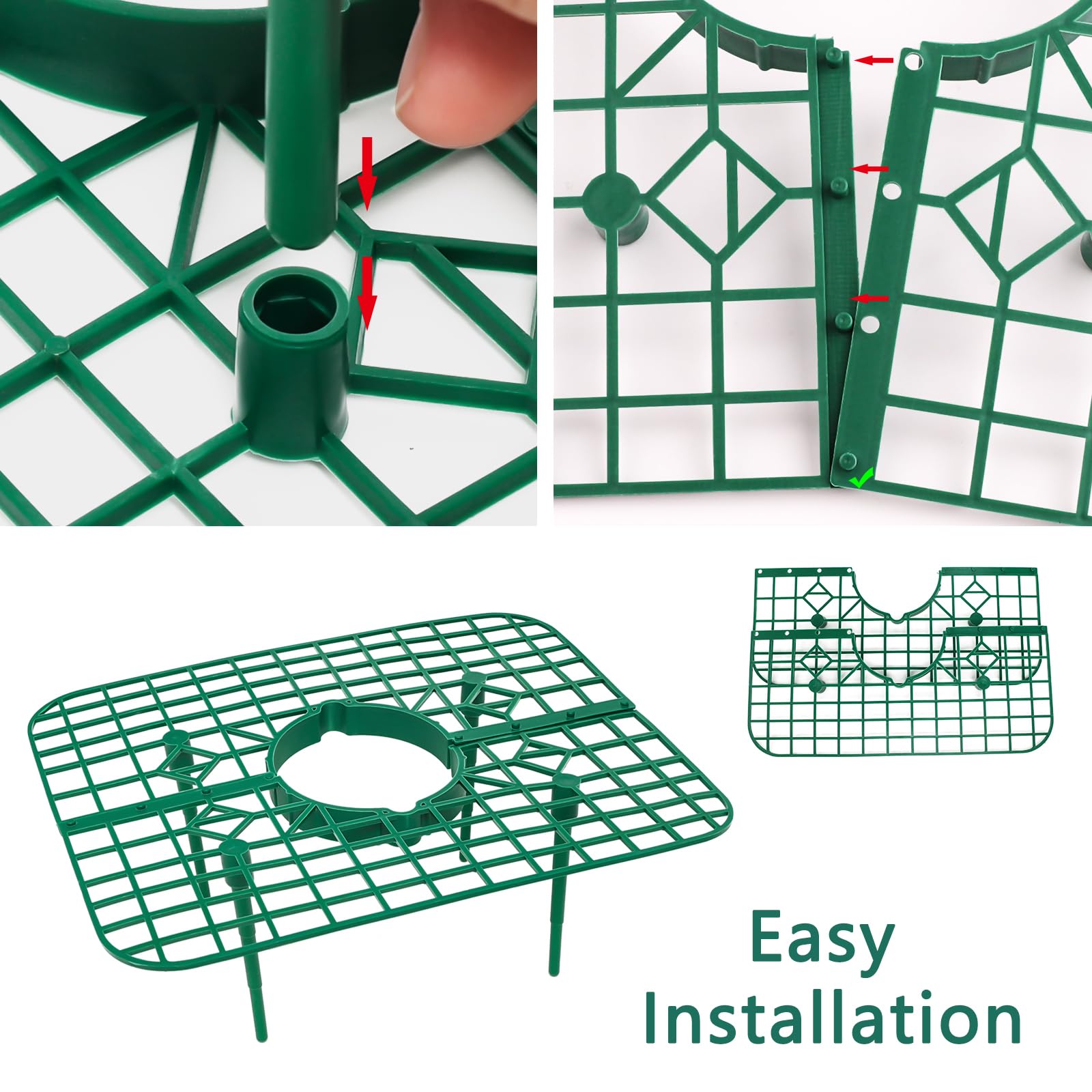 10 Pack Strawberry Plant Support Frames, Strawberry Growing Racks to Keep Berries Clean, Reusable Strawberry Planting Stands for Garden