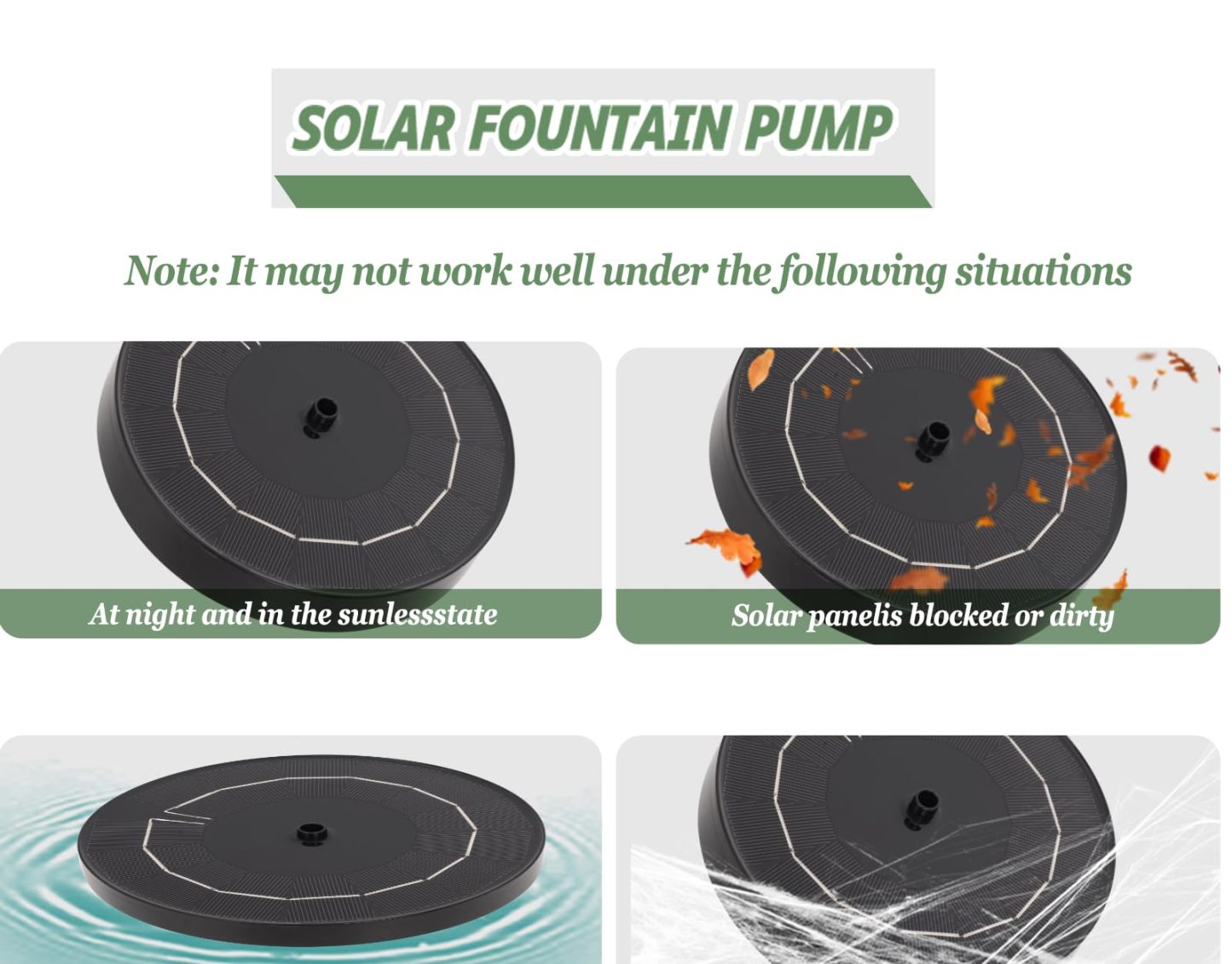 Solar Powered Bird Bath Fountain for Hummingbirds, Plastic Outdoor Birdbath with 5-Prong Base Stake, Stylish Stable Design for Lawn Patio Yard Garden