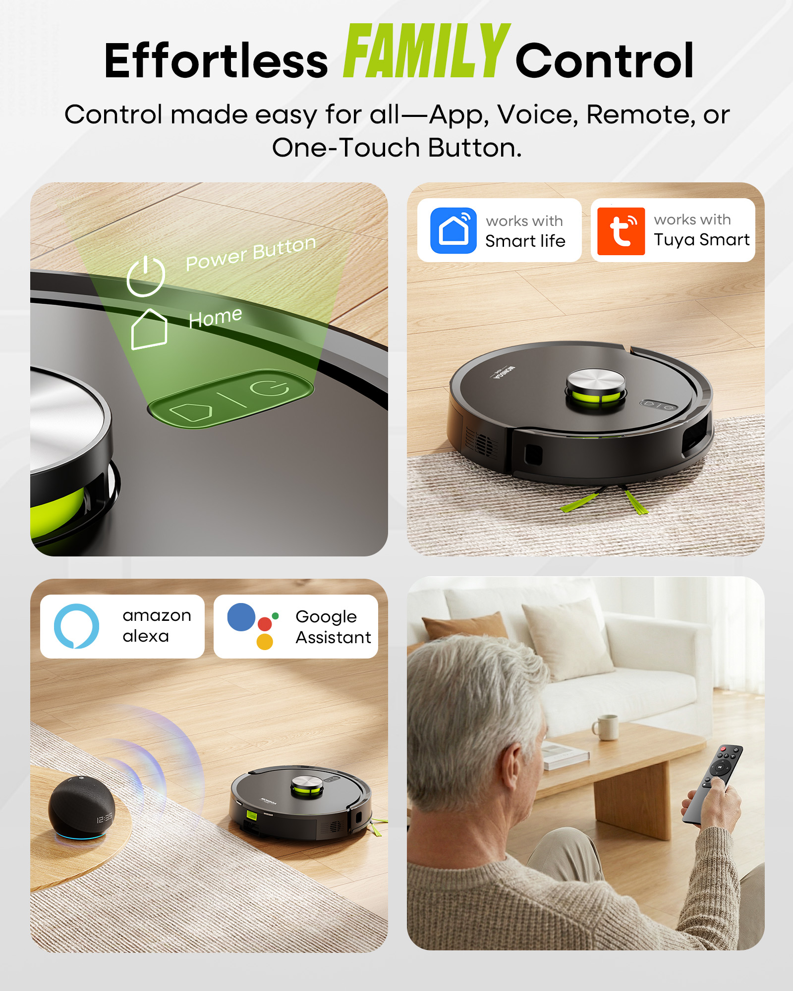 MONSGA MR7 PRO Robot Vacuum and Mop Combo