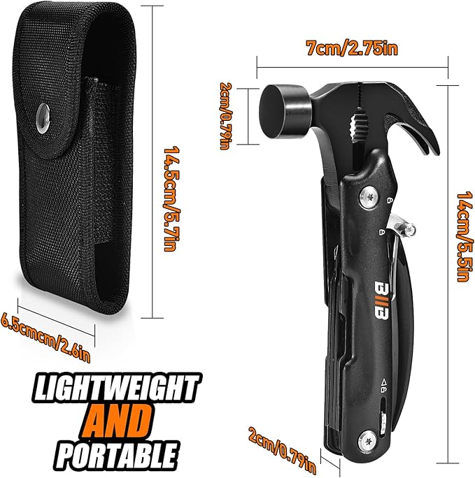 Cadouri BIIB pentru bărbați, cadouri multi-unelte pentru bărbați, cadouri de ziua de naștere pentru tata pentru bărbați, cadouri de Crăciun pentru el, cadouri de Crăciun pentru bărbați, cadouri de Ziua Tatălui, cel mai bun tată vreodată, accesorii de camp