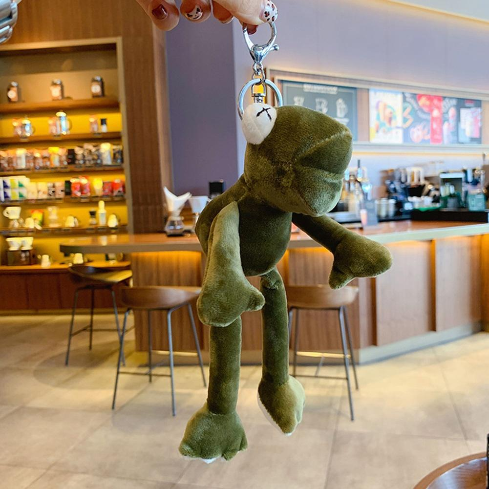 FEIJIEAST Broasca cu picioare lungi papusa de pluș pandantiv papusa cuplu de pluș breloc