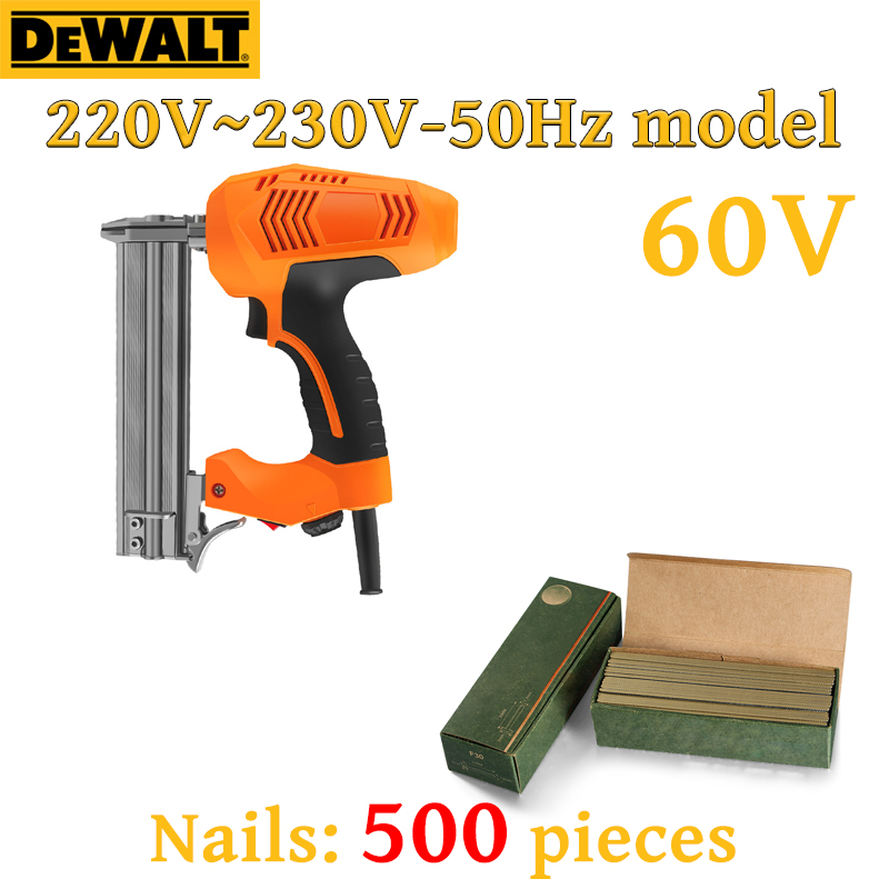 Pistol de cuie fără perii DEWALT 60V baterie cu litiu Motor fără perii