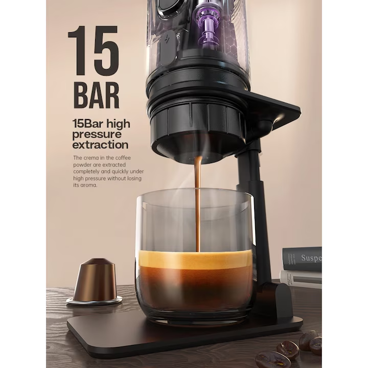Espressor portabil HiBREW H4A-Premium 3 in 1 cu geanta de transport