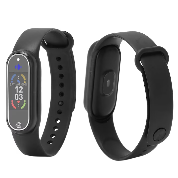 Bratara anti-tantari cu Ultrasunete si Bratara fitness Smart VENTLEX 2 in 1, Ceas digital, 3 Moduri anti-tantari, Compatibil Android si iOS, Conectivitate Bluetooth, Monitorizarea somnului, Numarului de Pasi, Impermeabil IP65, Incarcare USB, Unisex, Negru