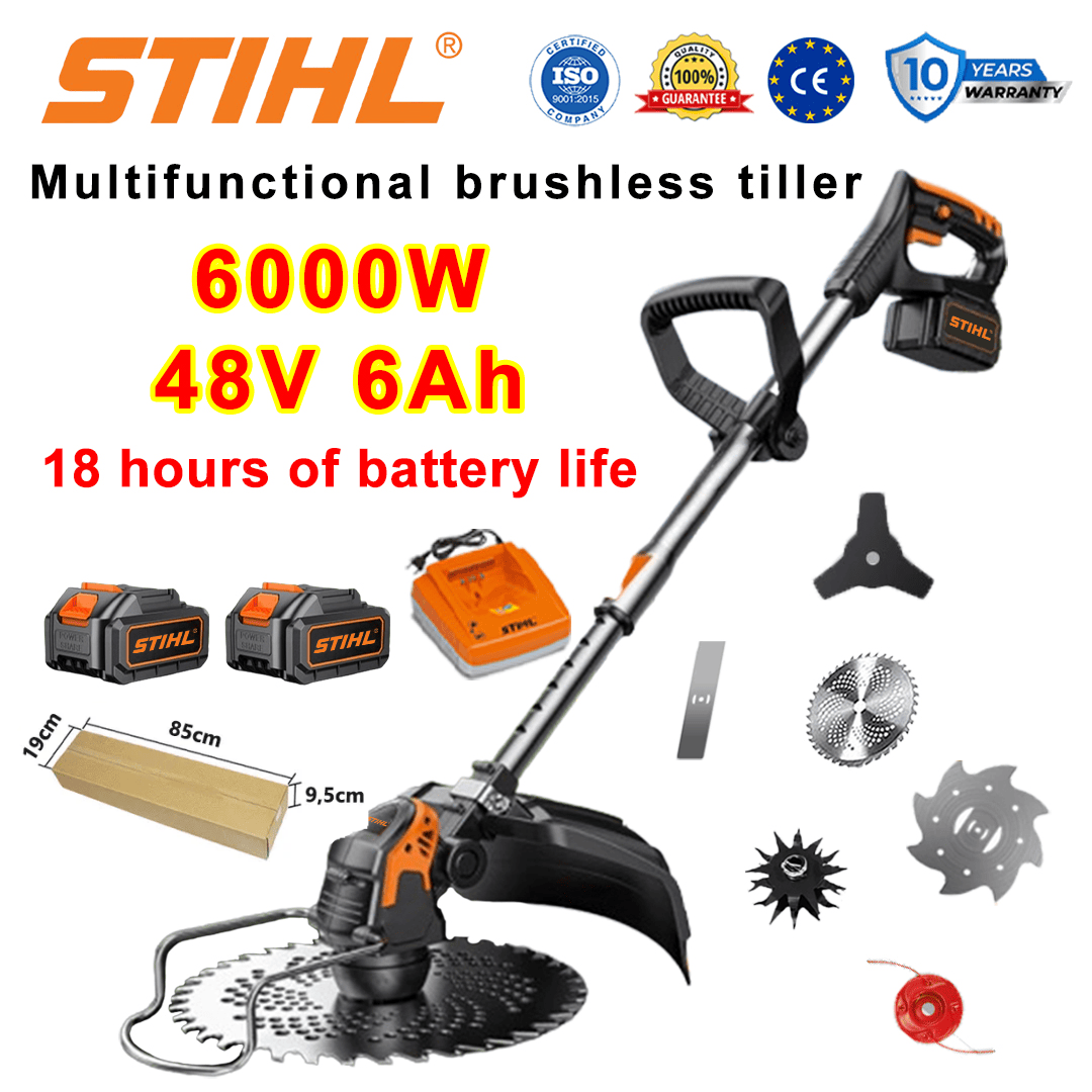 Mașină de tuns iarba STIHL 15000W 2025 fără perii cu baterie litiu-ion (5 în 1)