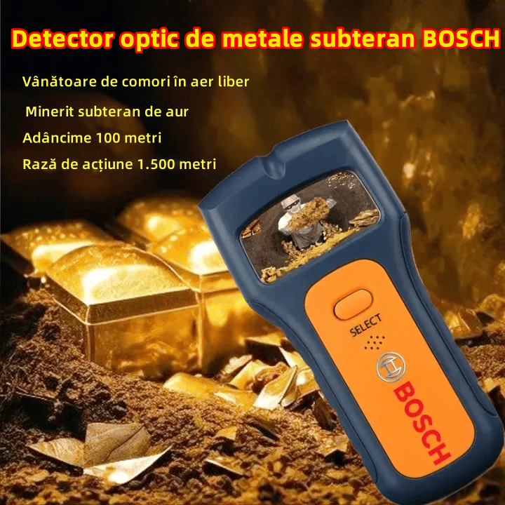 🔍Detector de metale BOSCH de înaltă tehnologie, căutare de comori ascunse💰⚙️