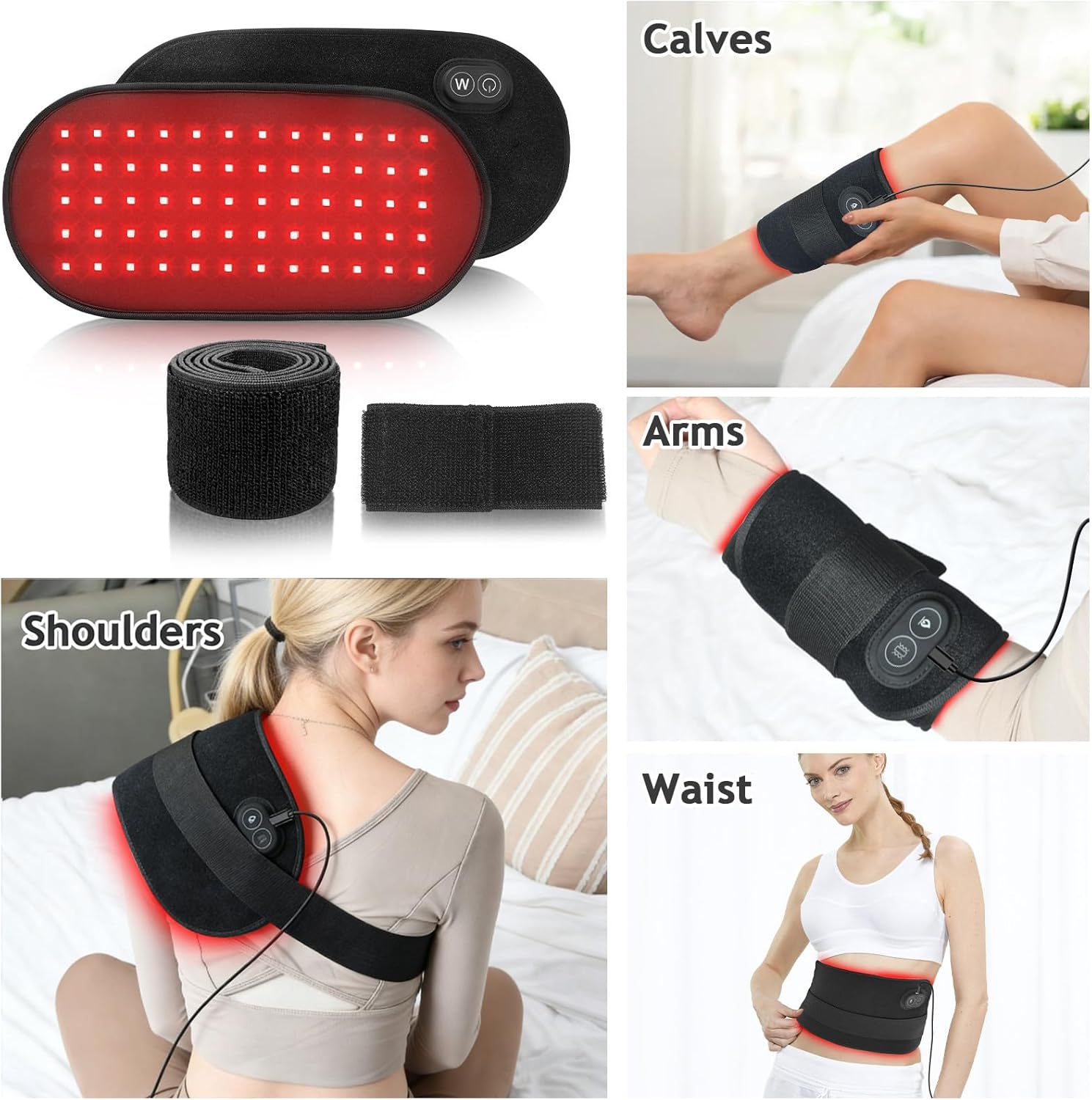 Lunovra B-60 LEDs red light therapy Pad