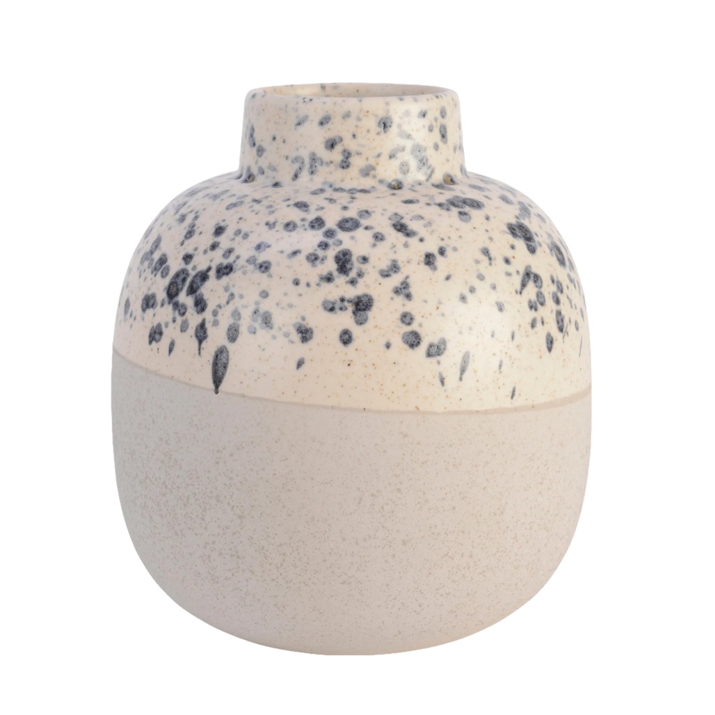 Vase décoratif en céramique pour intérieur - 15 x 15 x 20-pureporcelaine