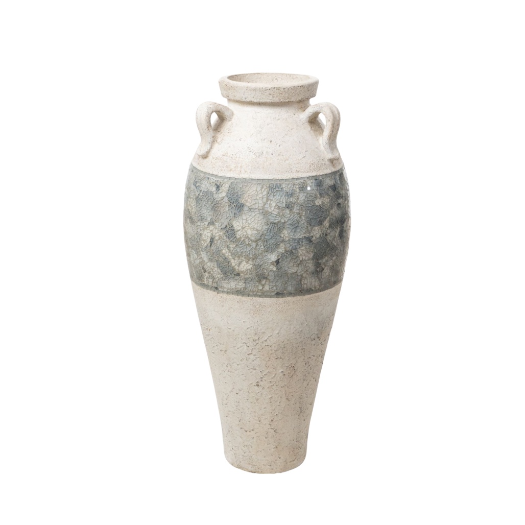 Vase décoratif pour intérieur en céramique - 20 x 20 x 50-styledevase