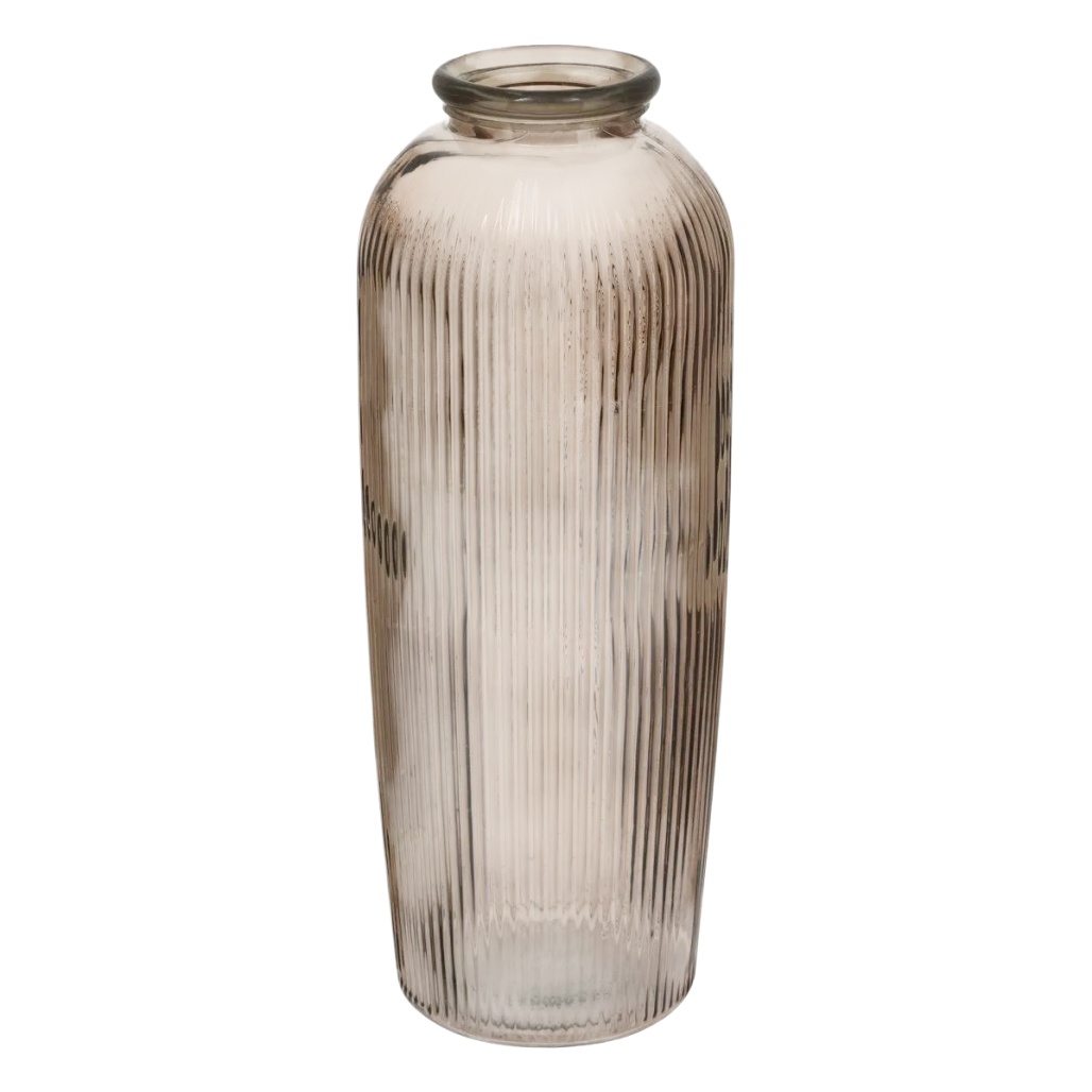 Vase en verre transparent pour décoration intérieure - 8 x 8 x 30-styledevase